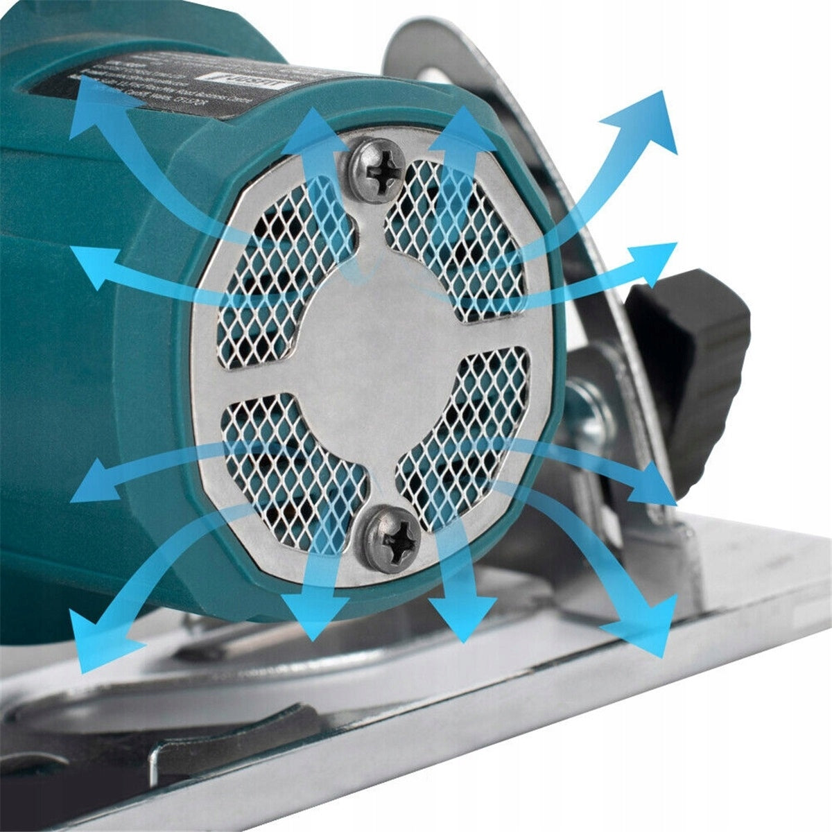 21V Wireless Circular Saw with 0-45° Angle Adjustment Rubber Handle Series Bezprzewodowa Pilarka Tarczowa