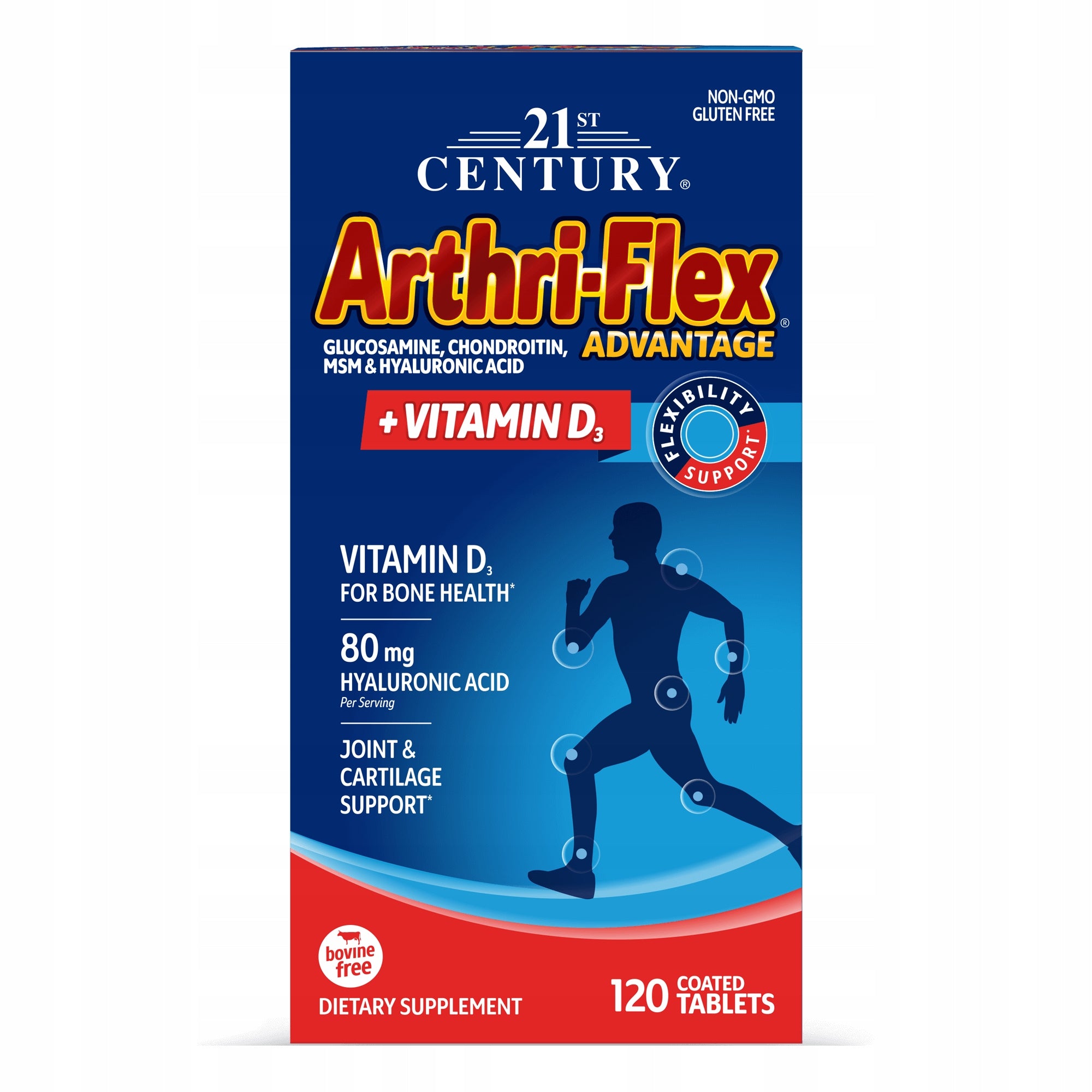 21st Century Arthri-Flex Advantage + Vitamin D3 - Staven Complex 120 tabs