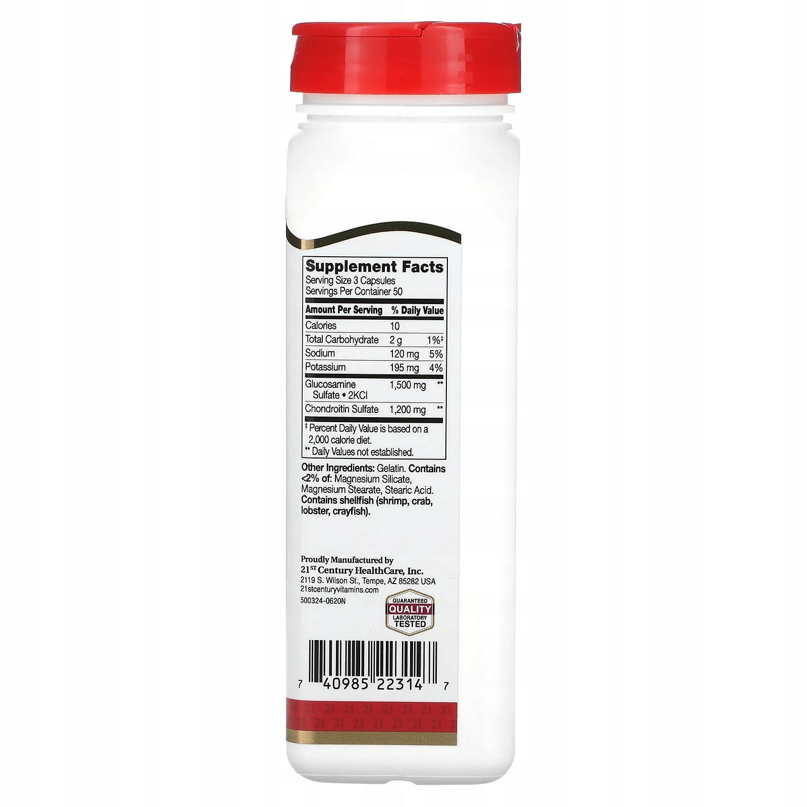 21st Century, Chondroitin Glucosamine, Dual Power, 150 Easy to Swallow Brand 21st Century