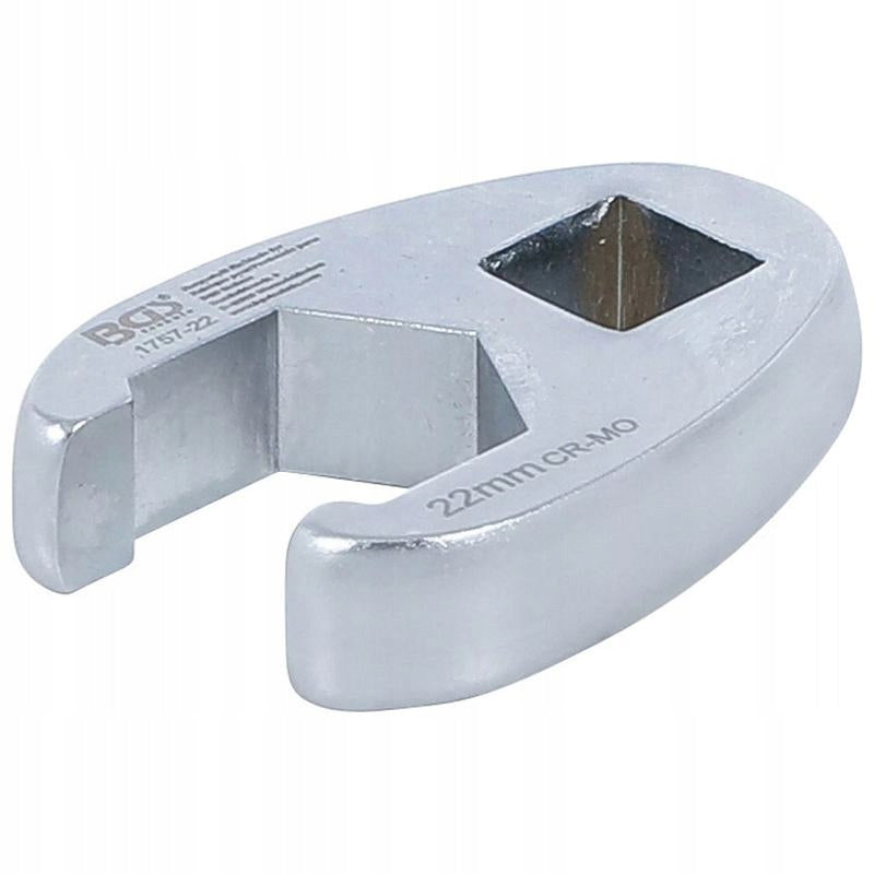 22 mm claw wrench with square hole 12,5 mm (1/2"), BGS 1757-22