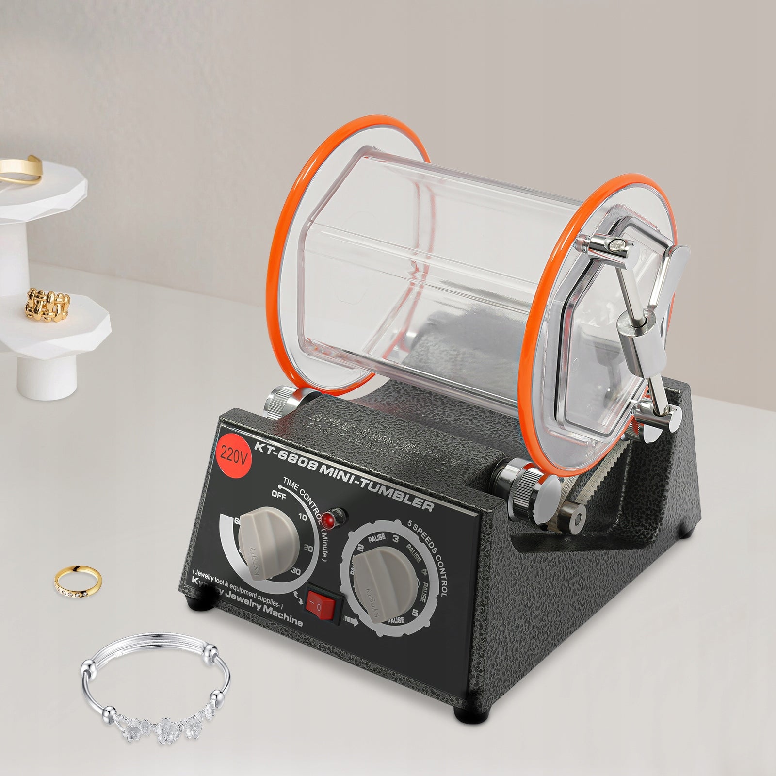 220V 60W Electric Polisher Polishing Machine Rotary Polishing Machine Packaging status original