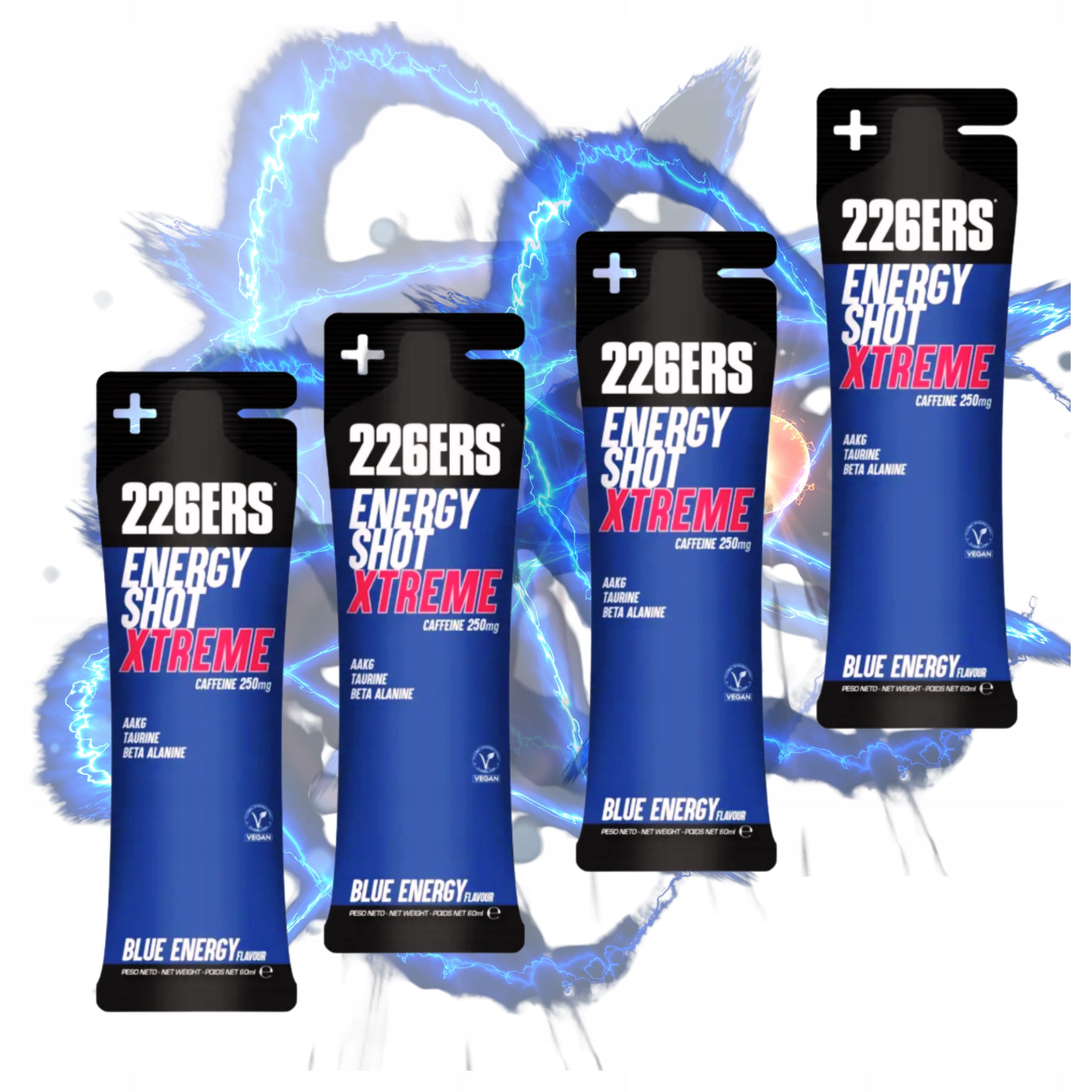 226ERS Energy Shot Stick 60ml Caffeine 250mg Blue Energy Pre-workout