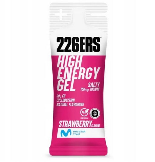 226ERS High Energy Gel XS 44g energy gel strawberry flavor 30g coals
