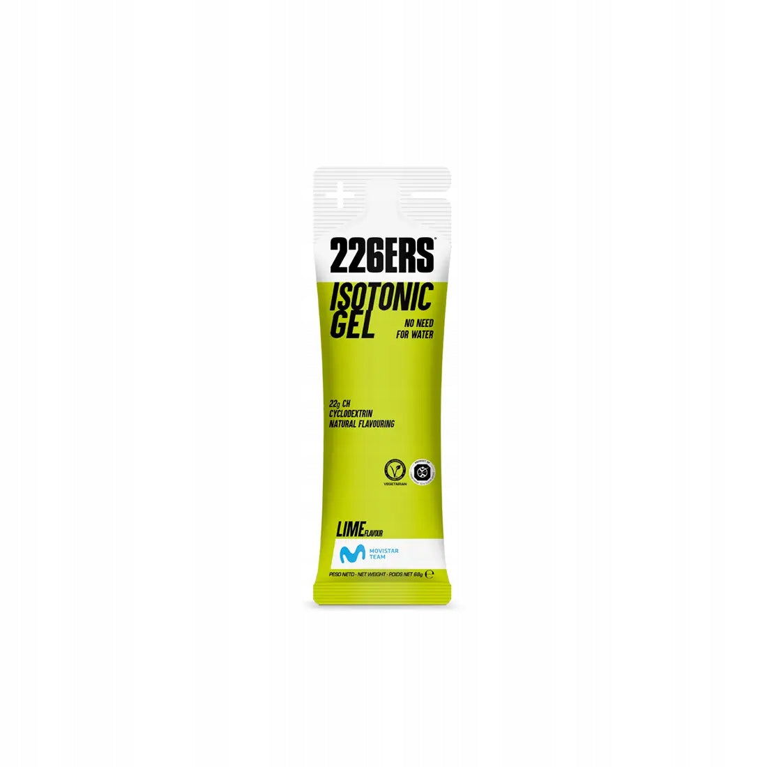 226ERS ISOTONIC GEL - energy hydrating gel 68g - Lime