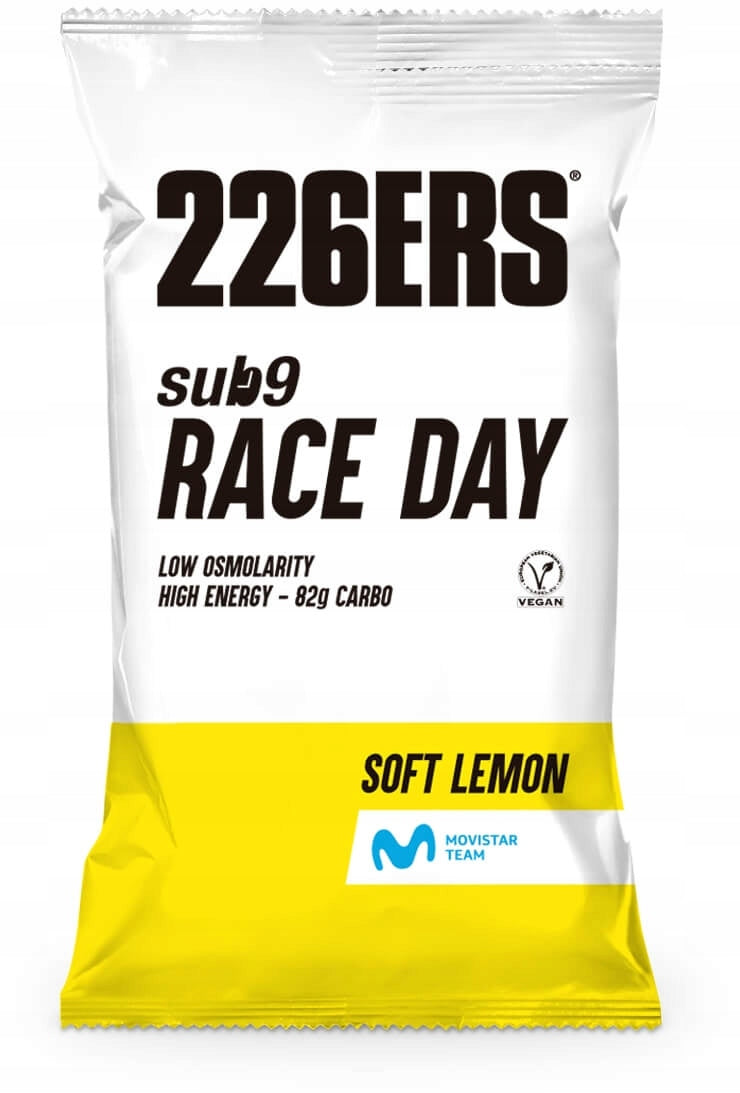 226ERS SUB9 Race Day lemon flavour 87 g carbo sachet isotonic