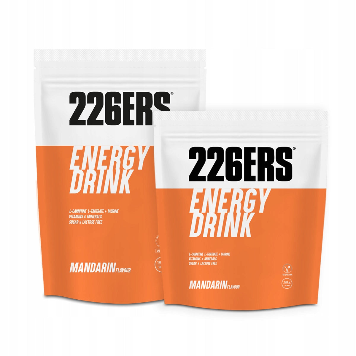 #226ers ENERGY DRINK MANDARINE - powder 1kg. Brand 226ers