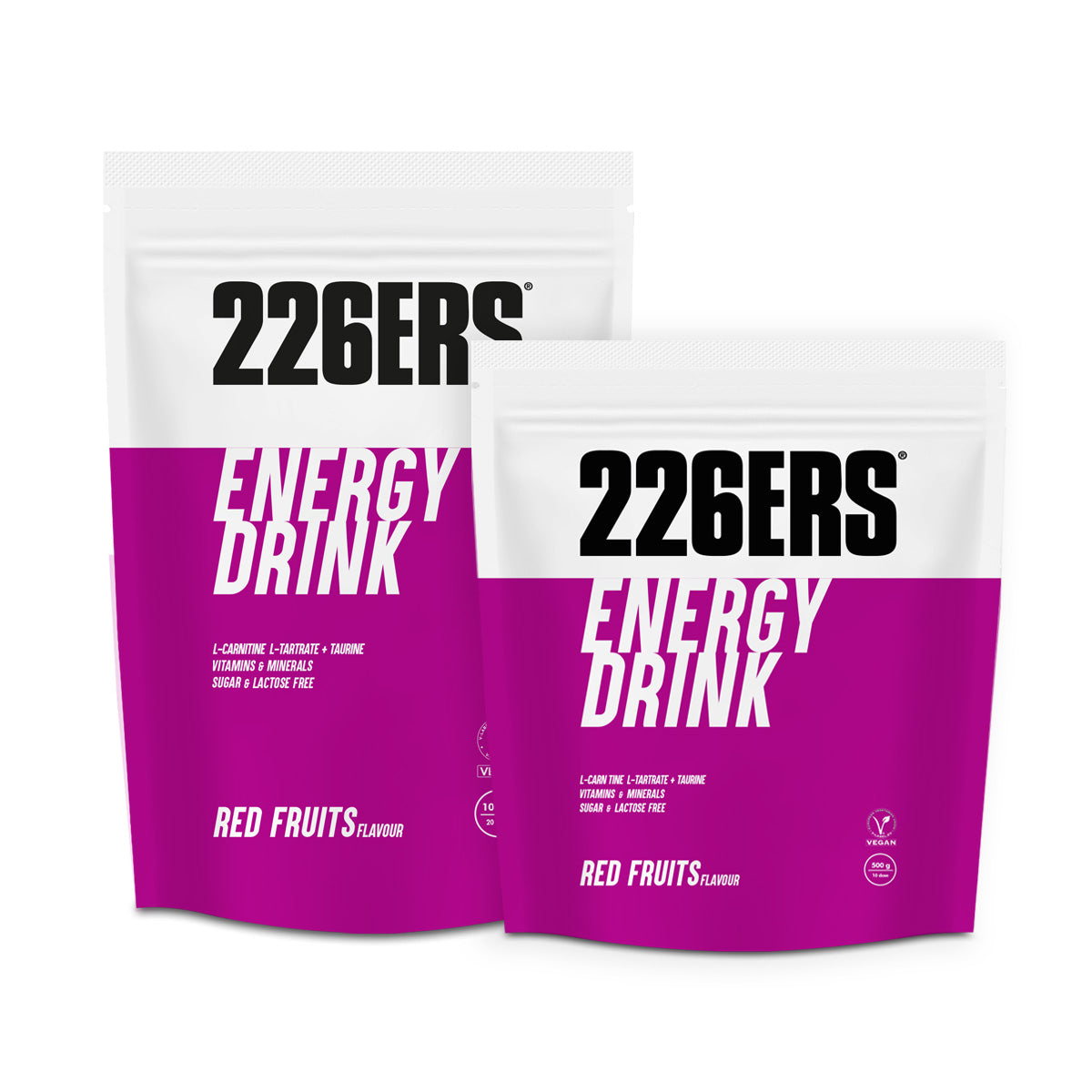 #226ers ENERGY DRINK RED FRUIT - powder 1kg. Brand 226ers