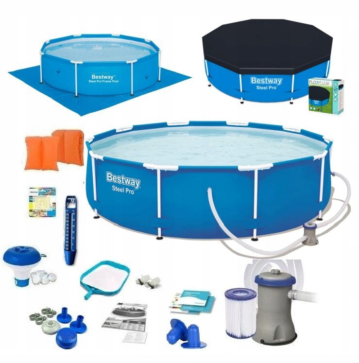 22in1 Garden Rack Pool BESTWAY 366x76 cm SET