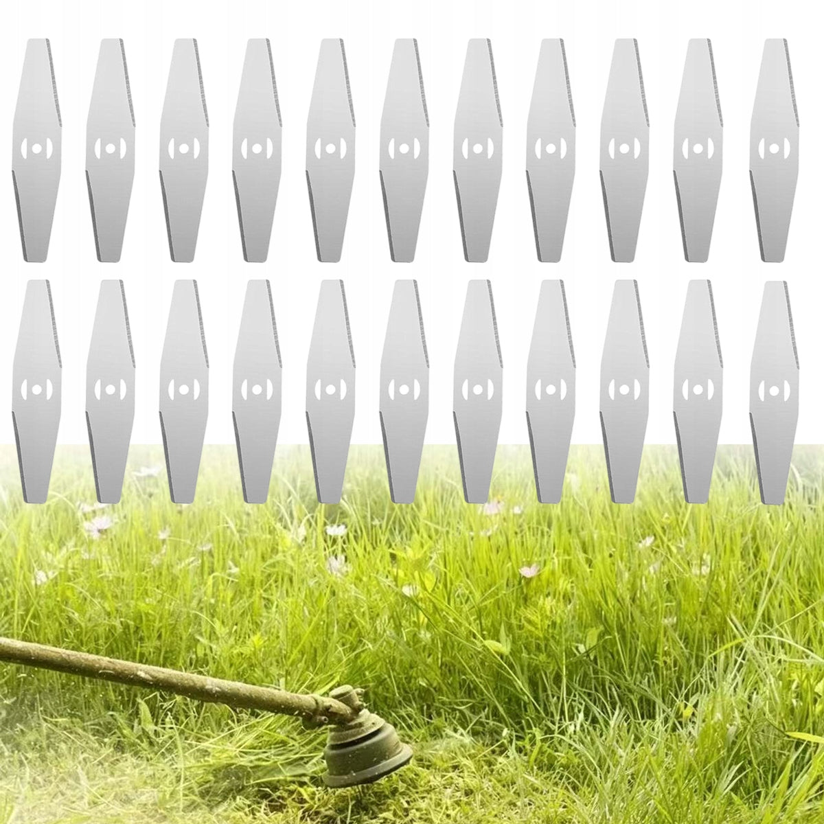 22pcs Metal Grass Trimmer Knives, Trimmer Accessories Manufacturer code metalowych noży do podkaszarki do trawy