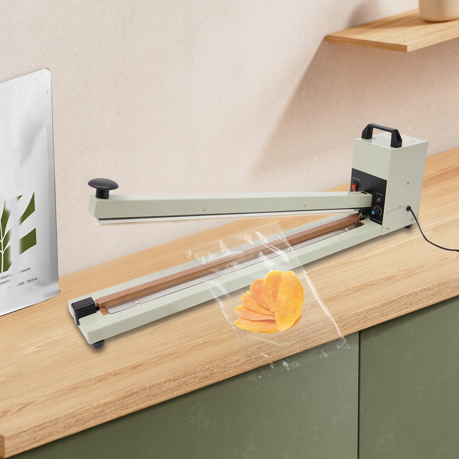 23.62in Hand Impulse Electric Sealer Heat Sealing Machine for Most Bags Brand no brand