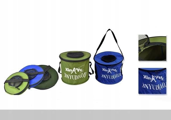 23cm Folding Fishing Bucket – Portable, Lightweight, Hiking