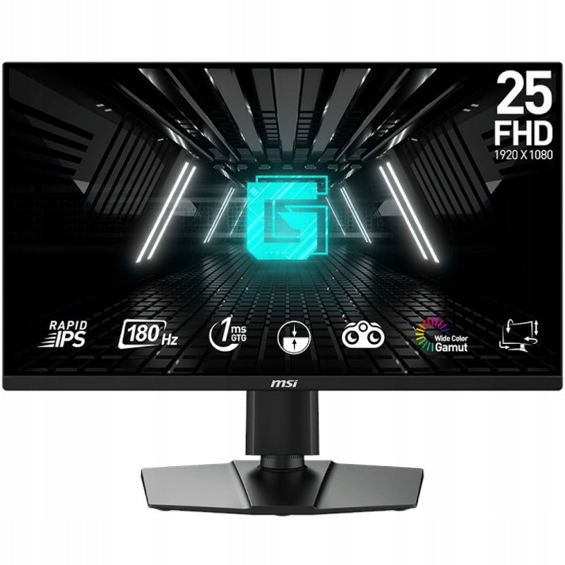 24,5" MSI G255PF E2 Monitor | 1920x1080 (FullHD) | Rapid IPS | 180Hz | 1ms