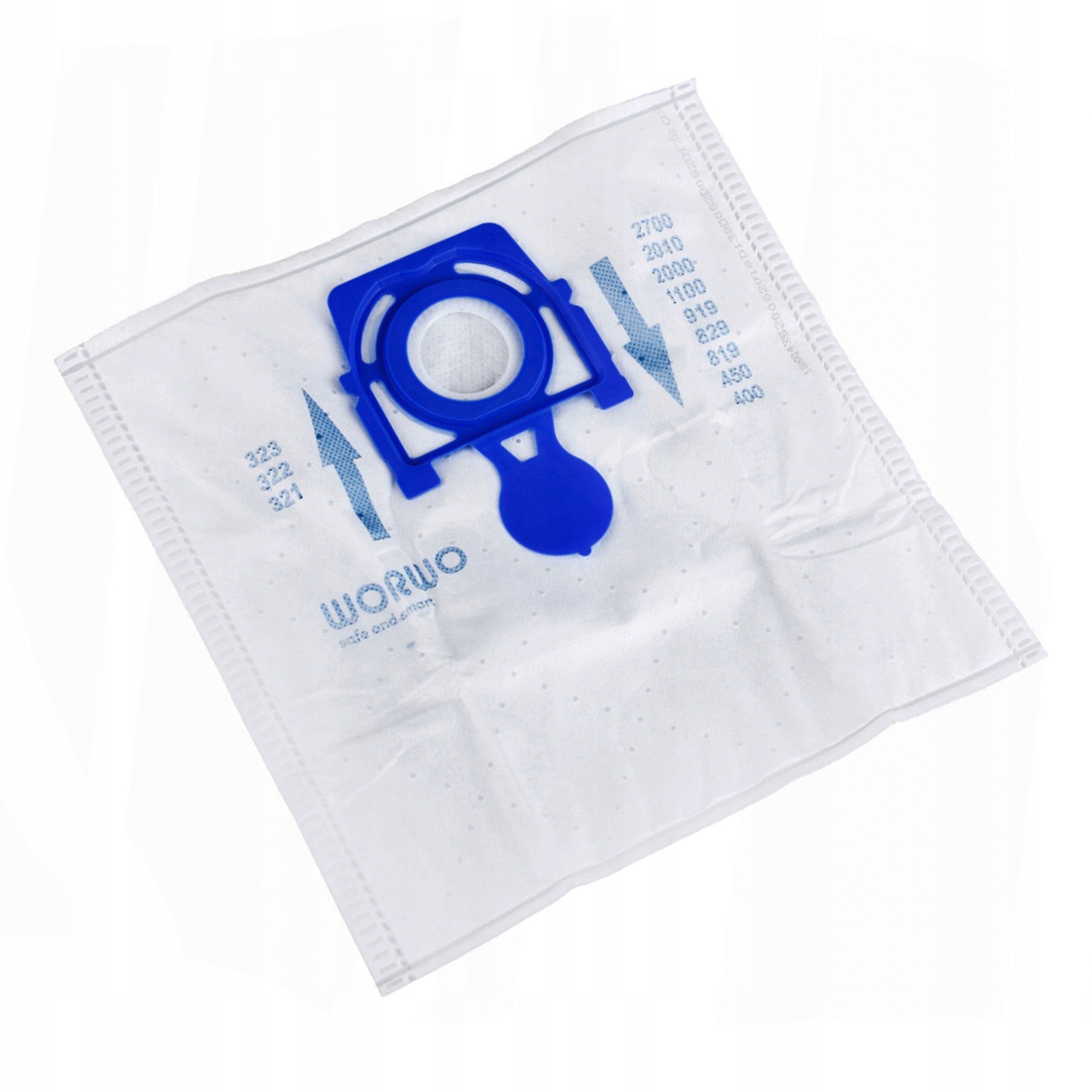 24 X SAFBAGS FOR VACUUM CLEANER ZELMER 49.4020 ZVCA100B ZMB02K Brand Worwo