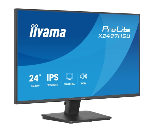 24" iiyama ProLite X2497HSU-B1 LED Monitor Model ProLite X2497HSU-B1