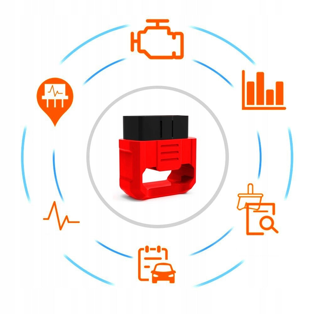 24DIAG V501 ELM327 BLUETOOTH 5.0 OBD2 DIAGNOSTIC INTERFACE iOS ANDROID Brand 24Diag