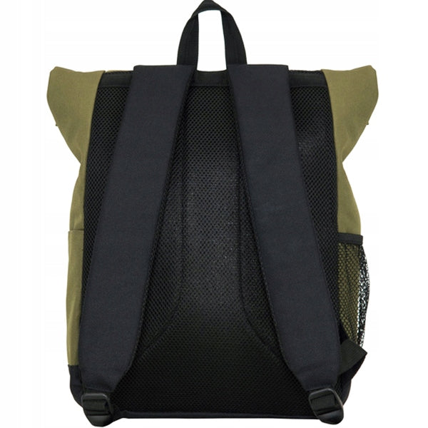 24L RPET Roll Top Backpack for Laptop A4 School City Sports Hiking Brand no brand