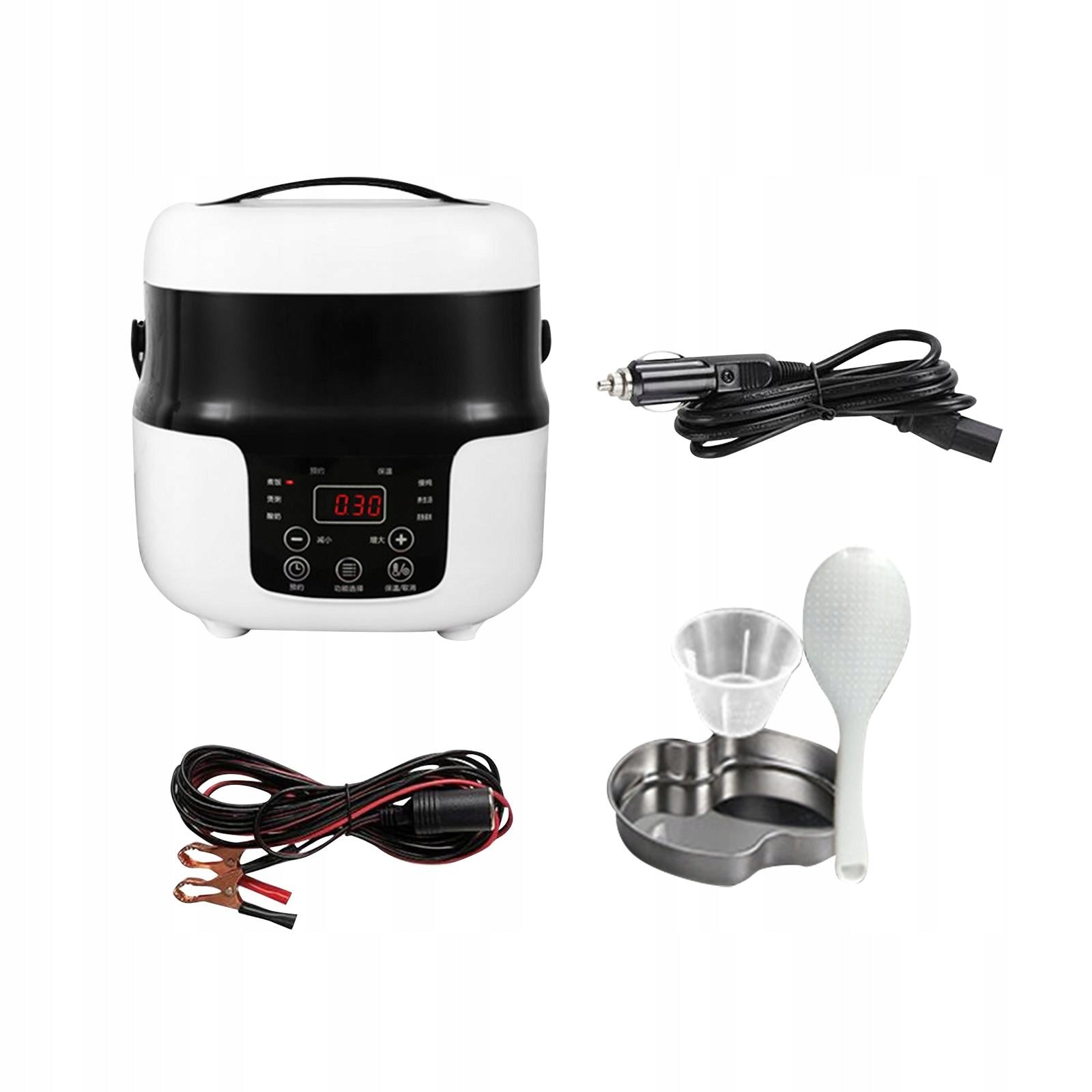 24V 220V Portable Car 2L Electric Rice Cooker Fast Heating Versatile