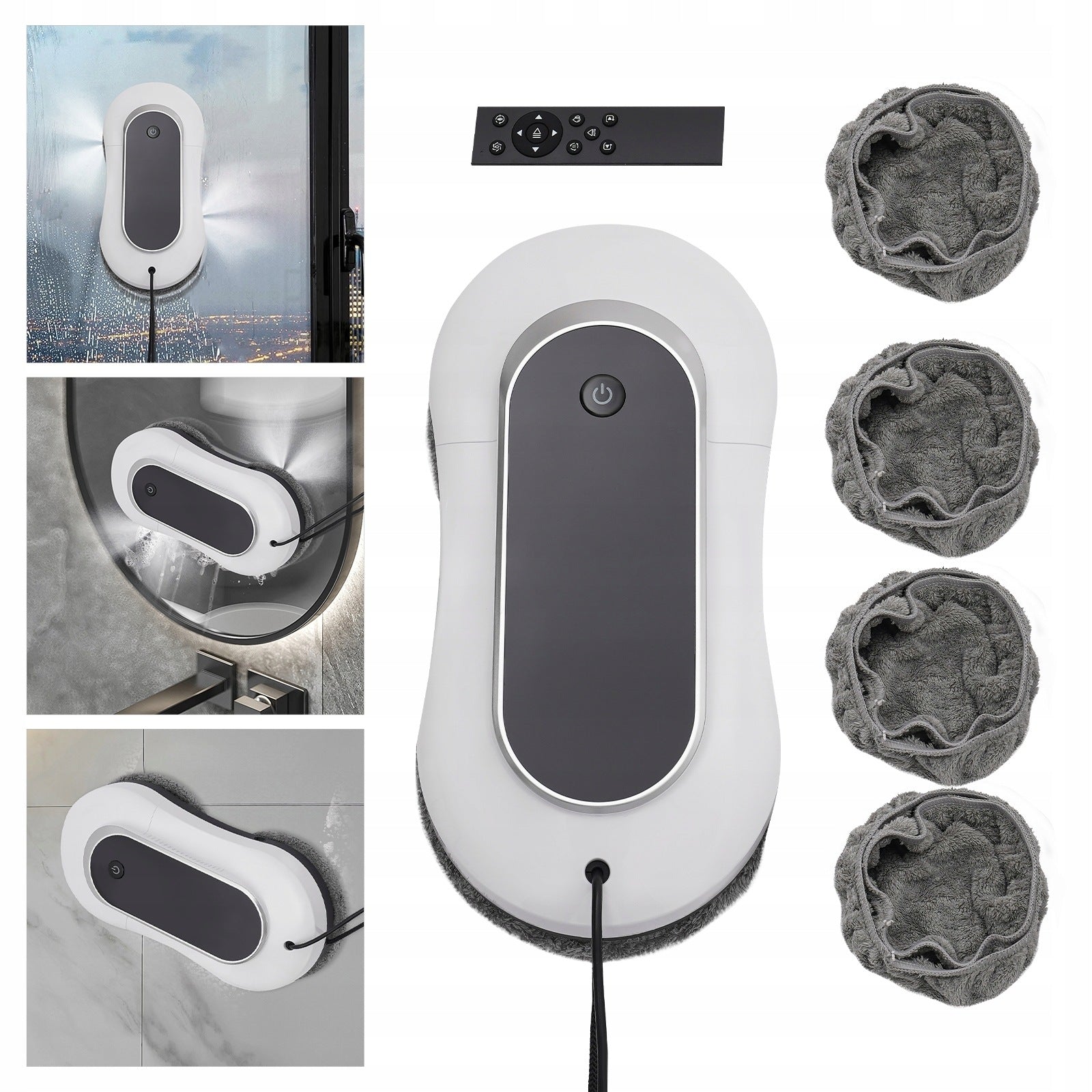 24V Smart Glass Cleaning Machine Window Cleaner with Remote Control