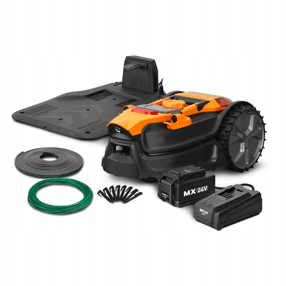 24V autonomous mowing robot without limit wire 800 m2