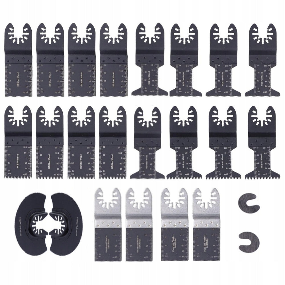 24pcs Oscillating Saw Blades For Multifunctional Tool Wood Metal