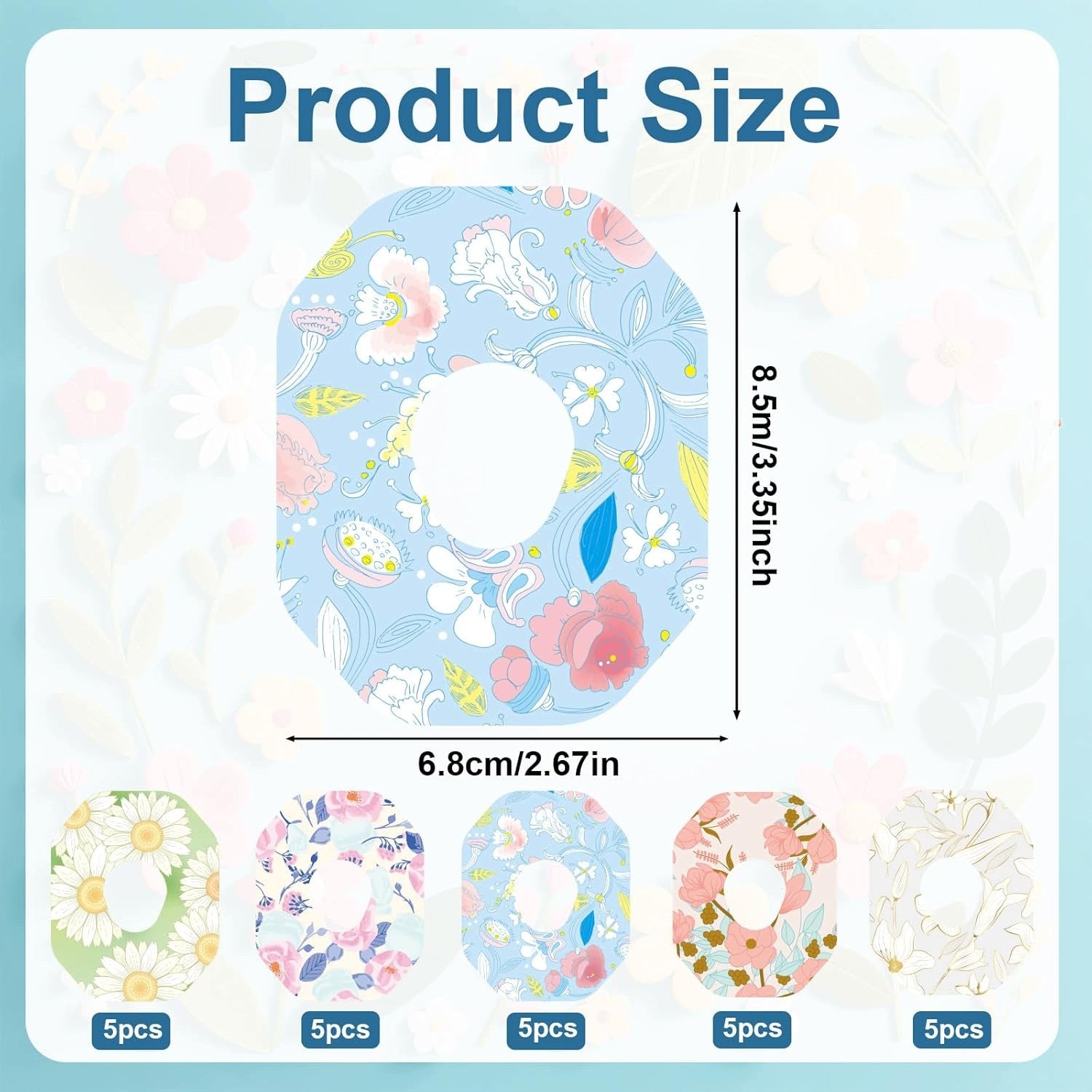 25 ADHESIVE PATCHES FOR DEXCOM G7 WATERPROOF BREATHABLE Medical device no