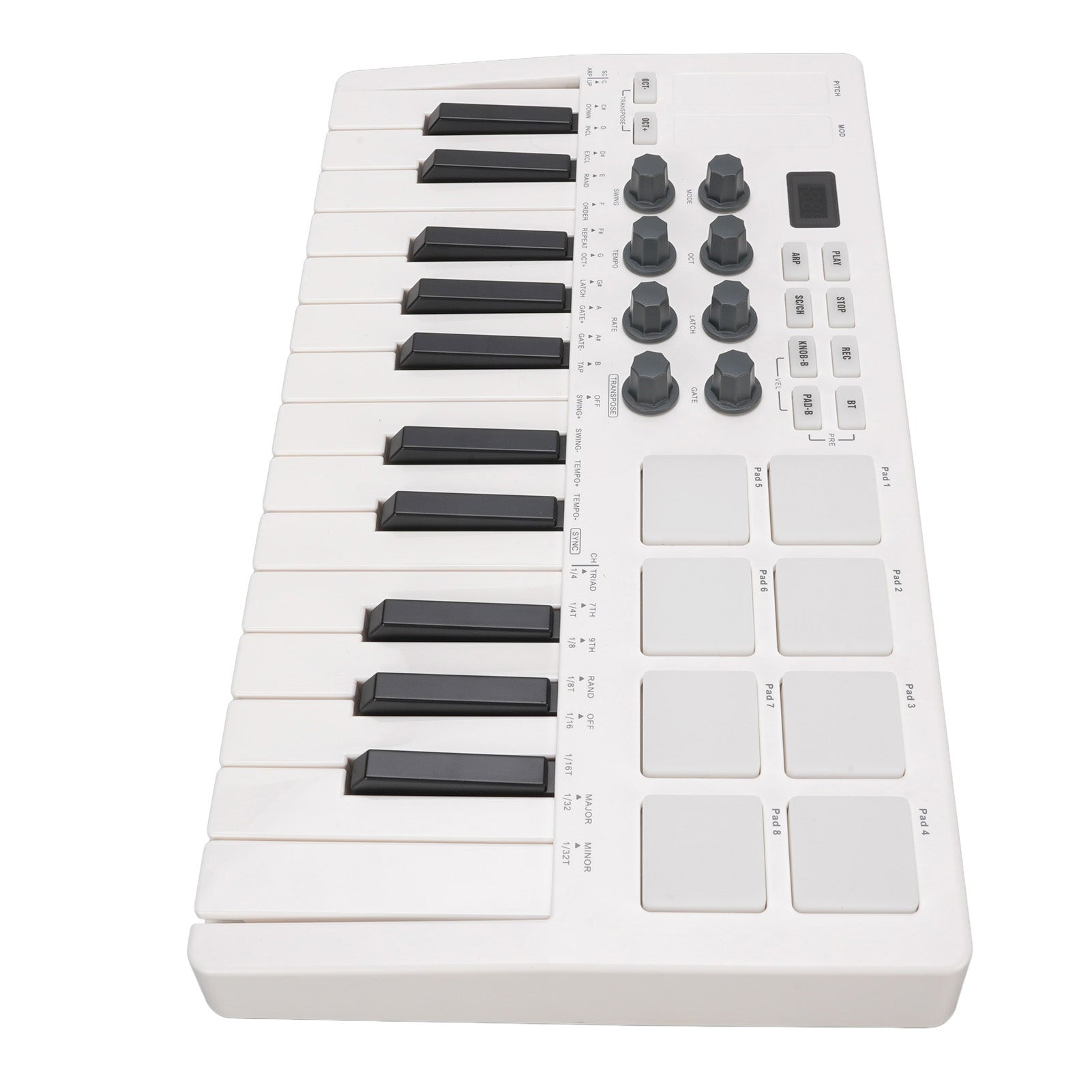 25 Key MIDI Keyboard Portable Bluetooth MIDI Keyboard with 8 S6 Brand no brand