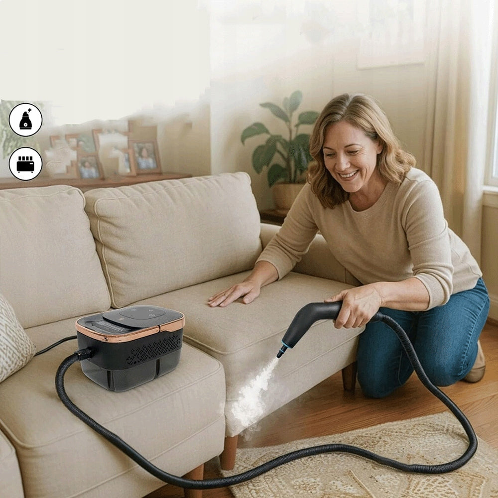 2500W HAND STEAMER WITH 6 CAR CLEANING SETTINGS BLACK Certificates of conformity CE WEEE