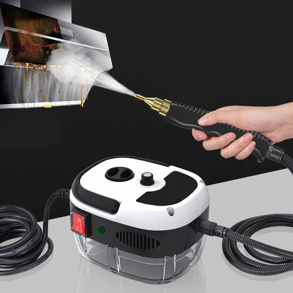 2500W Portable Handheld Steam Vacuum Cleaner With 3 Brush Heads Packaging status original