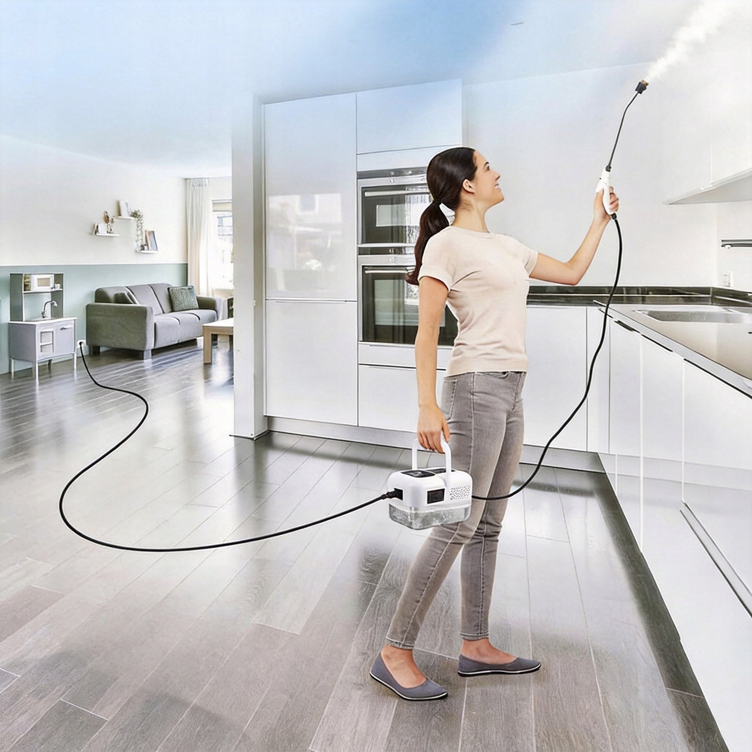 2500W STEAM CLEANER PRESSURE STEAM CLEANER FOR CLEANING SOFA, FLOOR Type steam washer