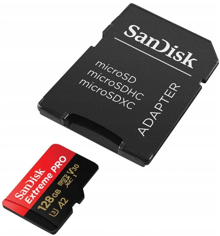 256GB SanDisk Extreme PRO micro SD card Manufacturer code SDSQXCZ-256G-GN6MA