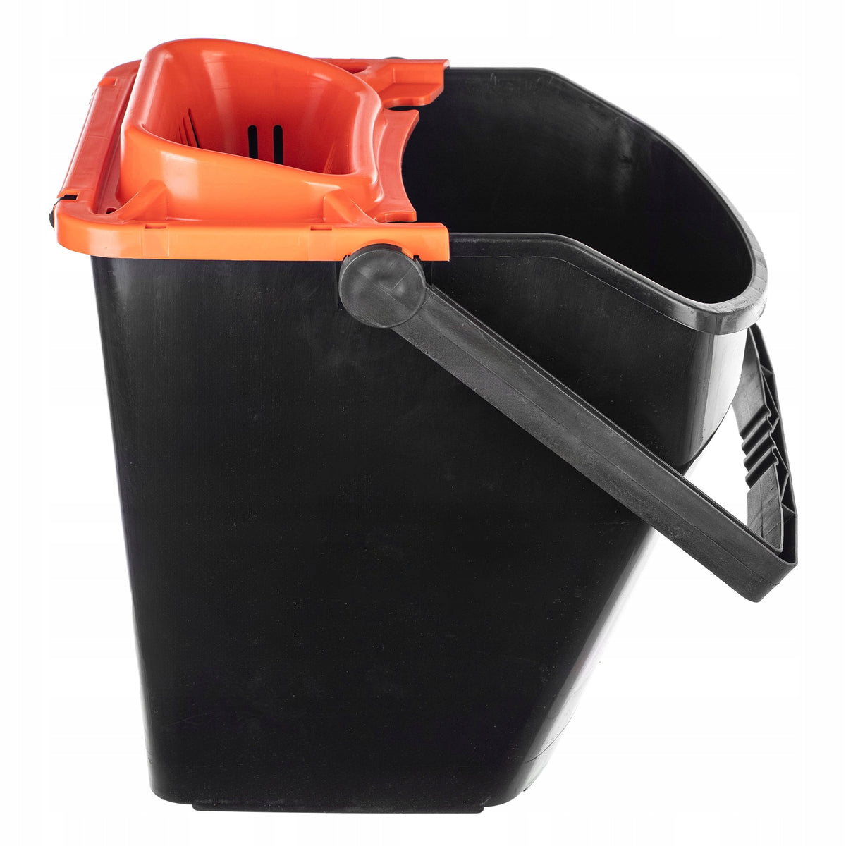 25L Bucket with FLAT MOP Squeezer - BLACK-ORANGE Manufacturer code ET9252