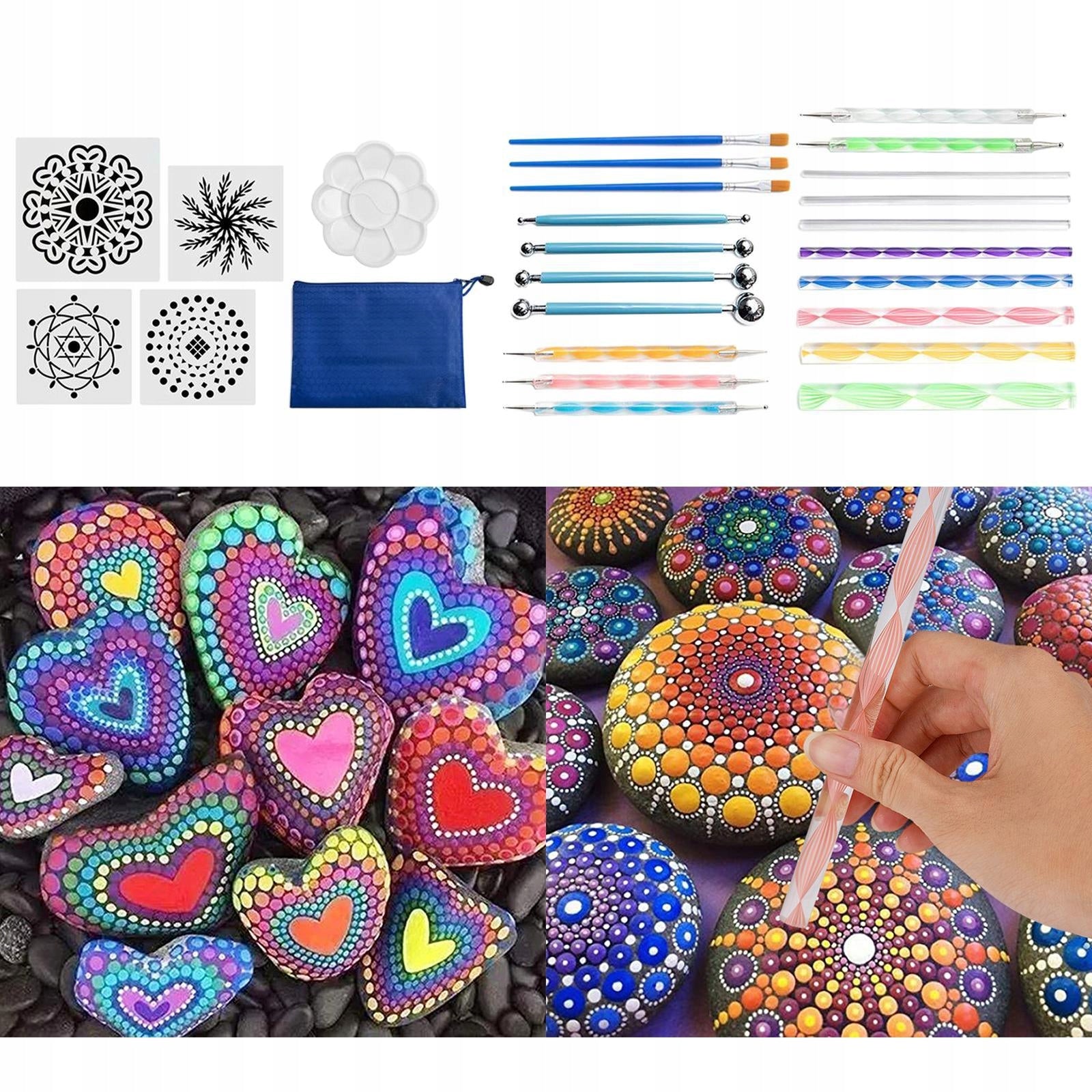 25x Scattered Mandala Tool Stone Painting Ball Manufacturer code tolara-71031470