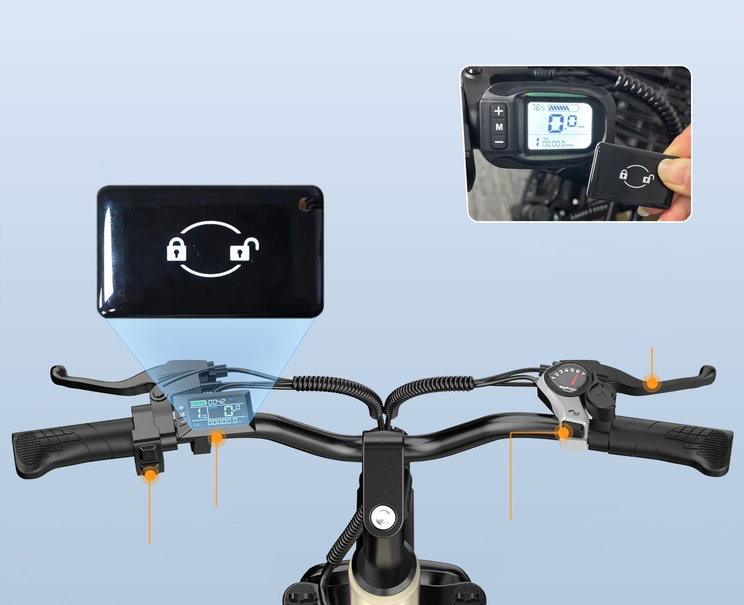 26'' Aairsk S600 250W 36V 13Ah 75km NFC Electric Bike Brand Aairsk