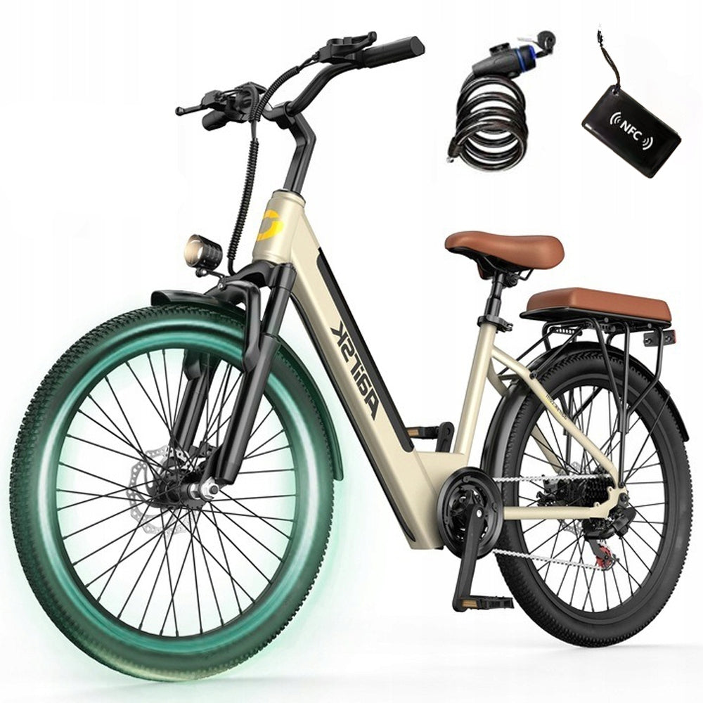 26'' Aairsk S600 250W 36V 13Ah 75km SHIMANO Ladies' bicycle Foldability partially assembled, calibrated