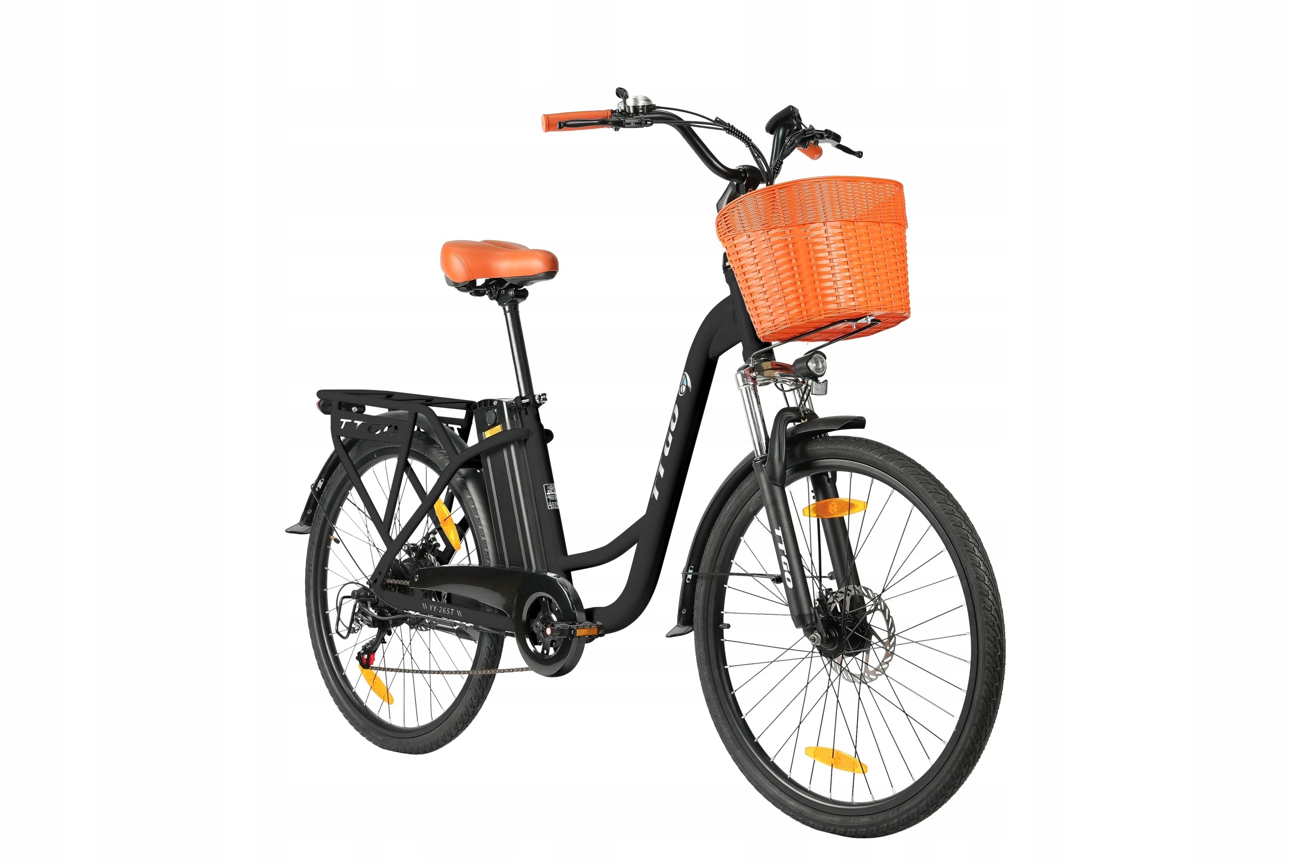 26" Electric bike TTGO YY-26ST 250W 36V14.5AH 25km/h city women men - black Manufacturer code YIRENSHOP TTGO YY-26ST 250W Black