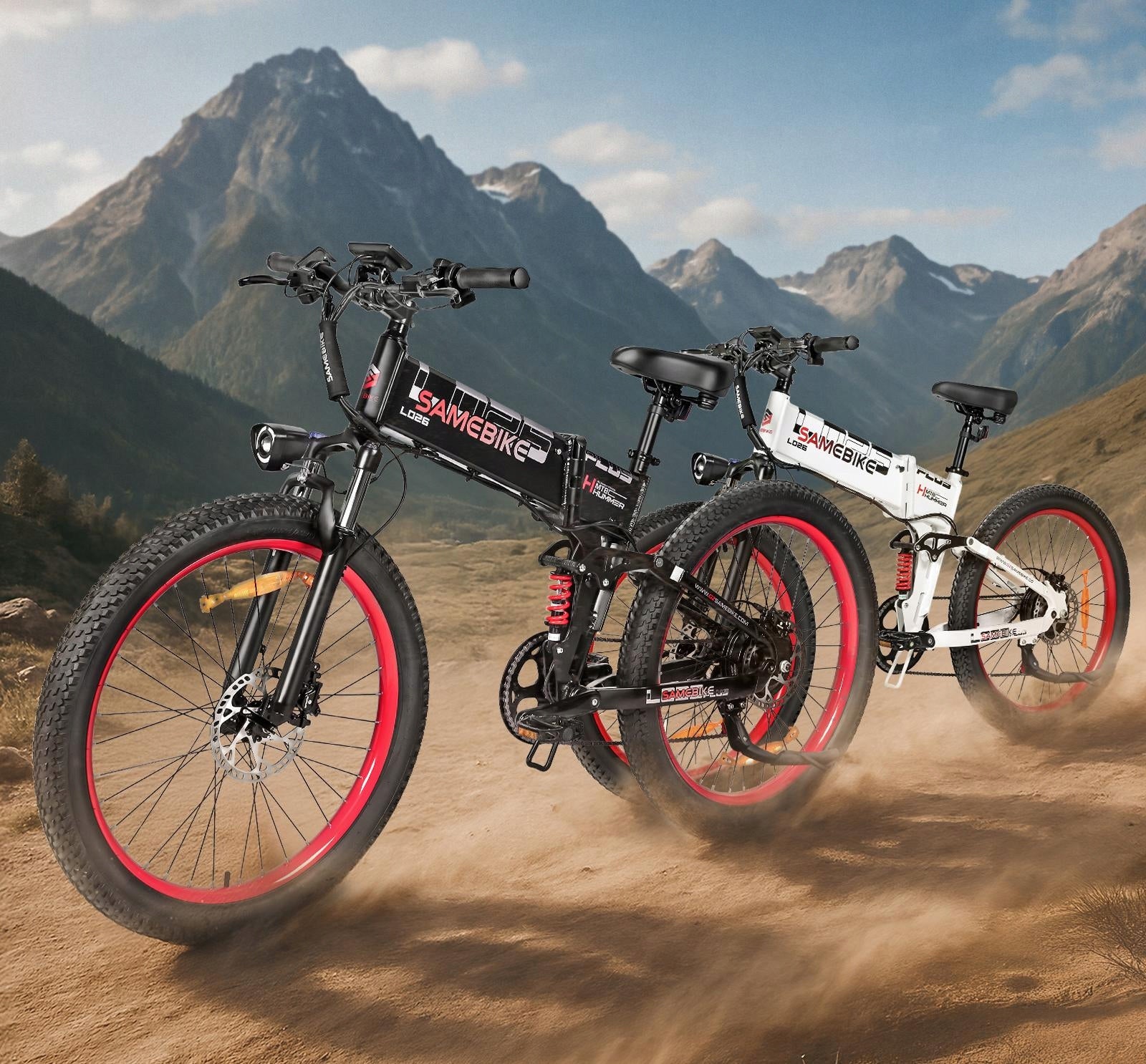 26''Folding electric vehicle LO26 PLUS 1000W 45KM/H 48V15AH 100KM OFFROAD Packaging status original