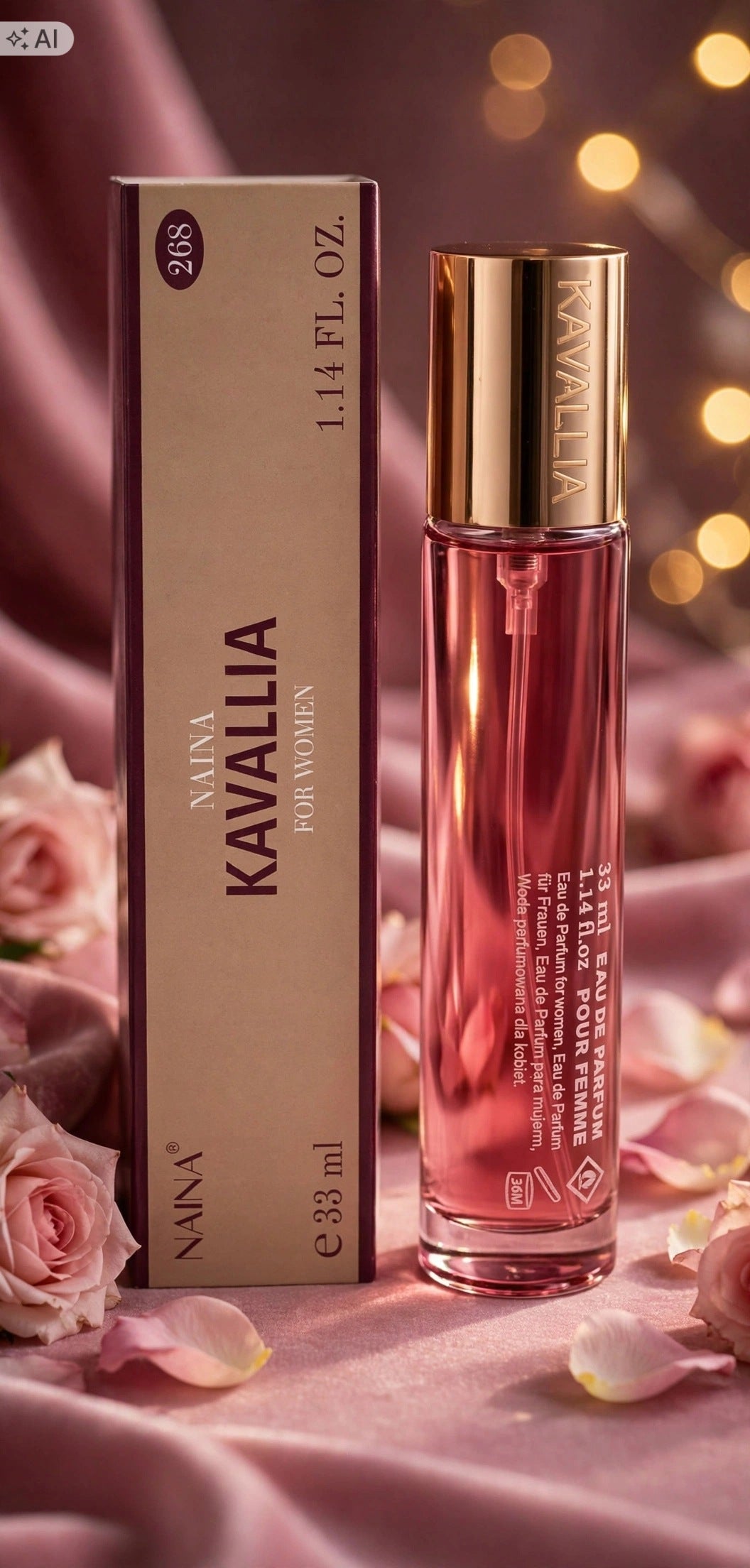 268 Naina kavallia for women 33 ml – elegant perfume for women Brand no brand