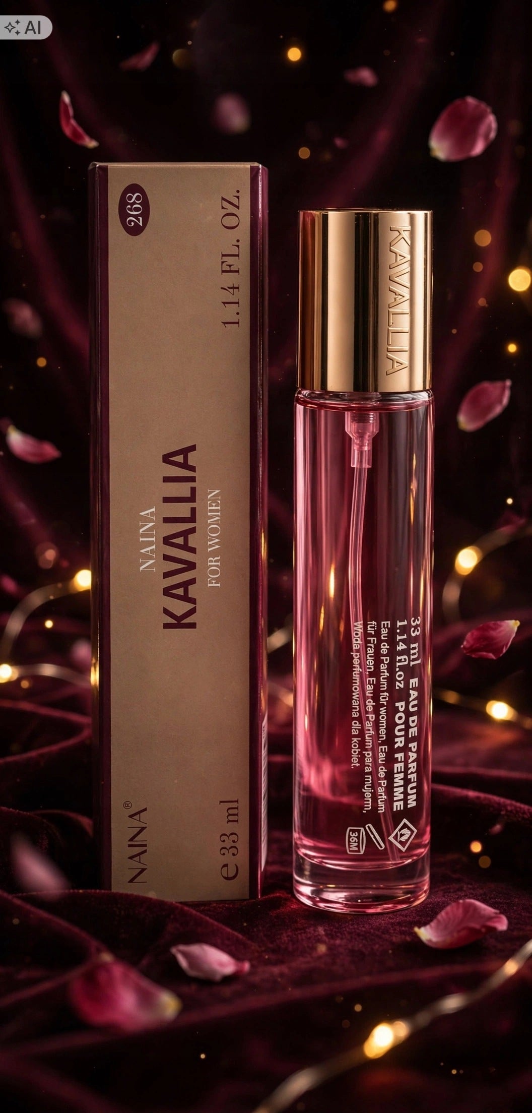 268 Naina kavallia for women 33 ml – elegant perfume for women