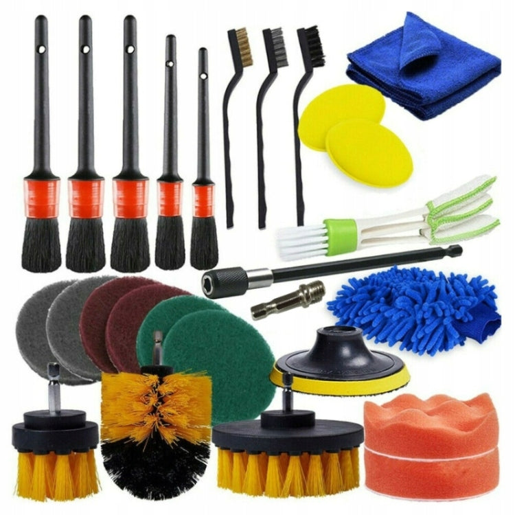 26EL DETAILING BRUSH SET FOR CLEANING THE BRUSH ON THE SCREWDRIVER