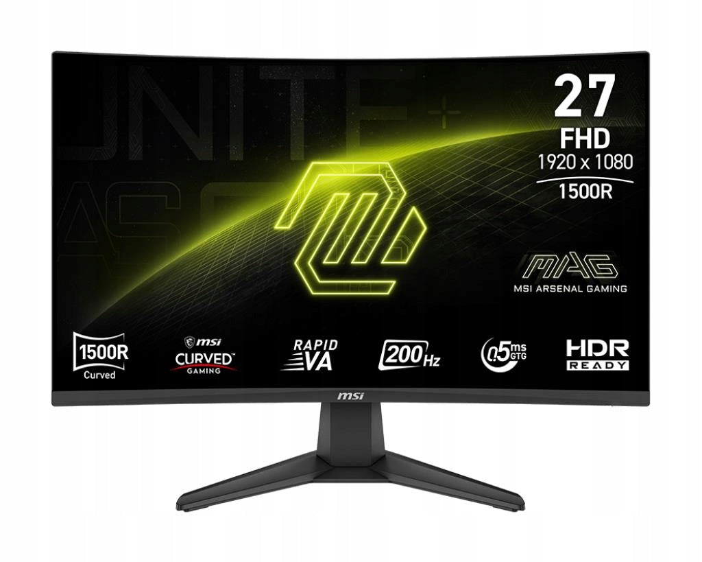 27" MSI MAG 276CF E20 |1920x1080 (FHD)| 200Hz| 0,5ms|VA