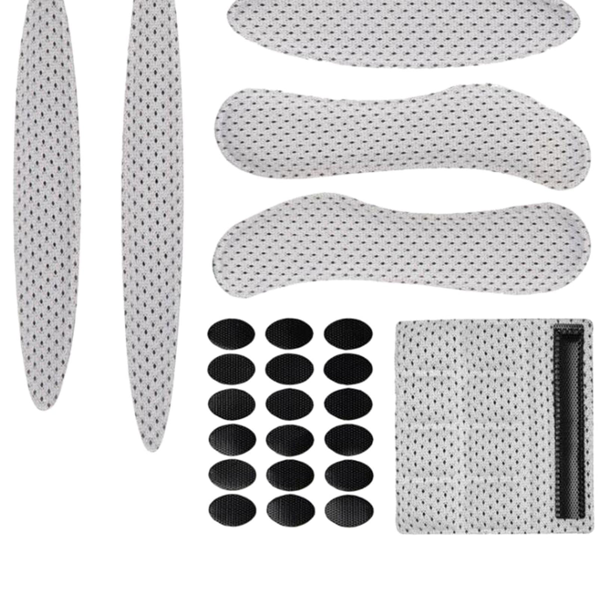 27 Pieces Replacement Helmet Pads, Helmet Lining Pads, Helmet Grey7 Manufacturer no brand