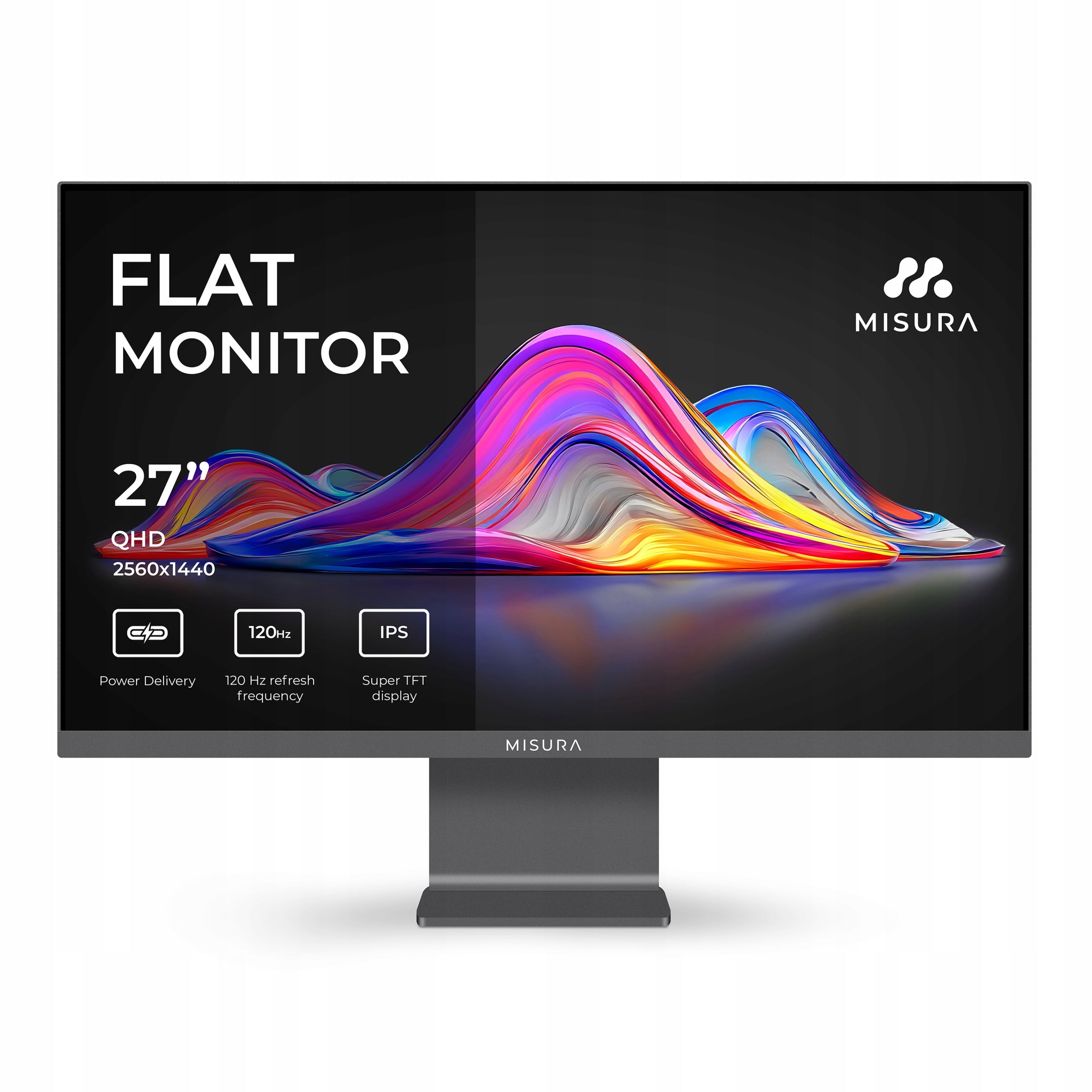 27" Stylish QHD 120 Hz Monitor - MISURA VIVA Space Gray