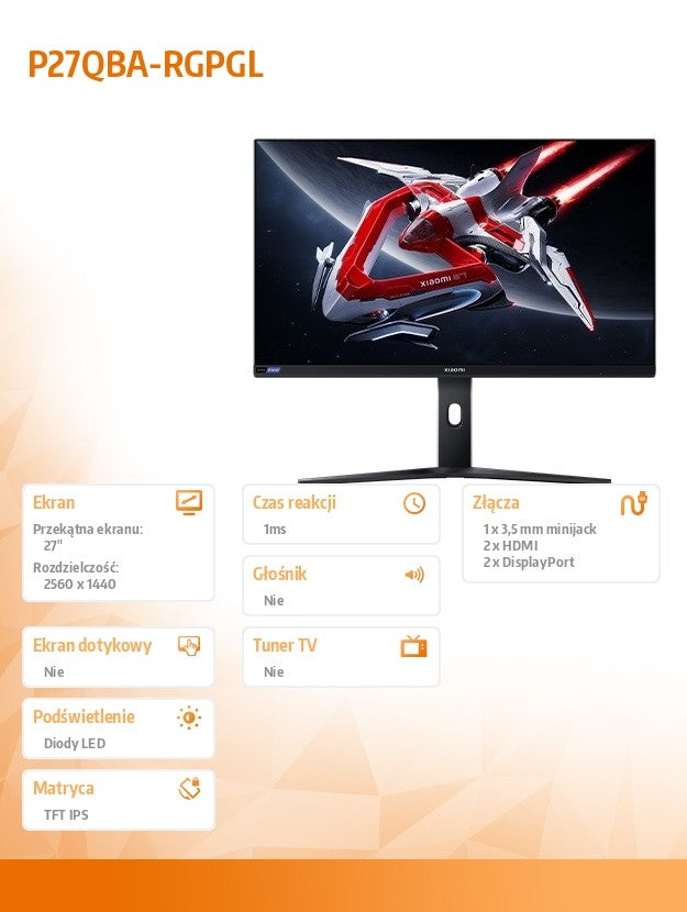27" Xiaomi Mini LED Gaming Monitor G Pro 27i LED monitor Brand Xiaomi