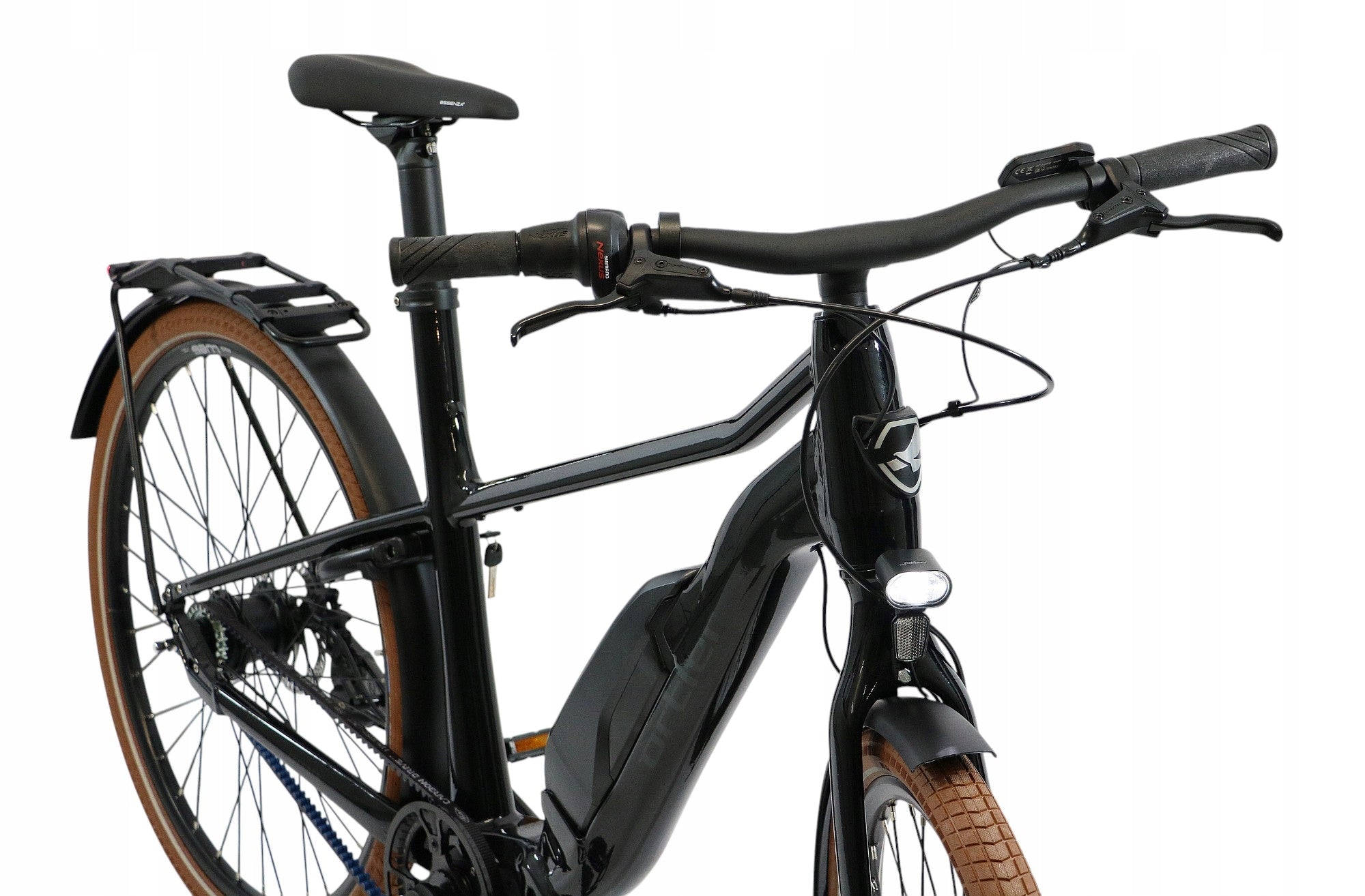 28" ELECTRIC BIKE ON BELT GATES URBAN MEN'S SHIMANO 14 AH Manufacturer code 15194