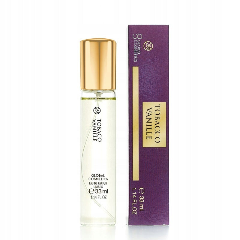 288 TOBACCO VANILLE 33ml Perfume UNISEX Vanilla Tobacco Durable for handbag Brand Global Cosmetics