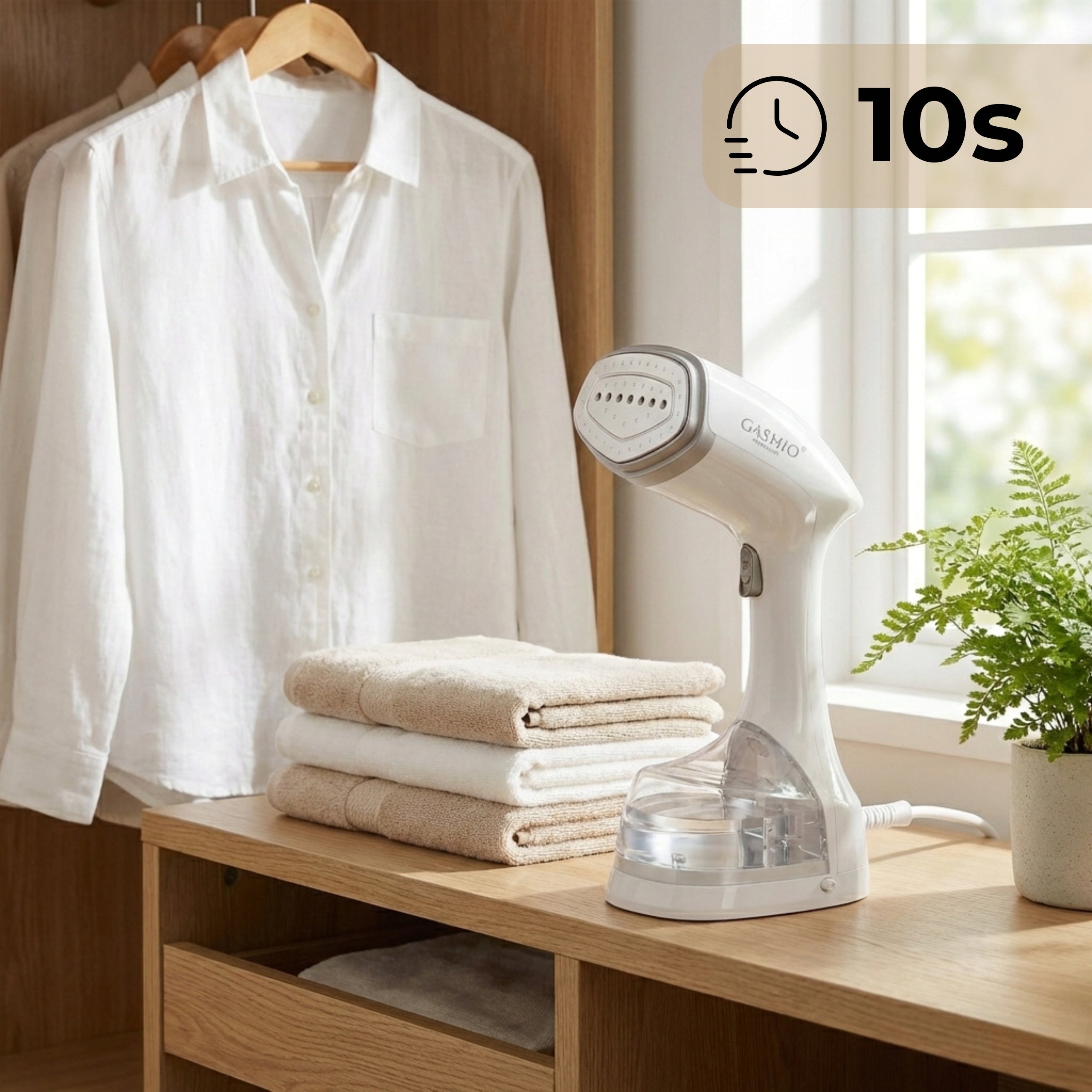 2IN1 CLOTHES STEAMER HAND STEAMER FOR CLOTHES 1400W HS6008 Packaging status original