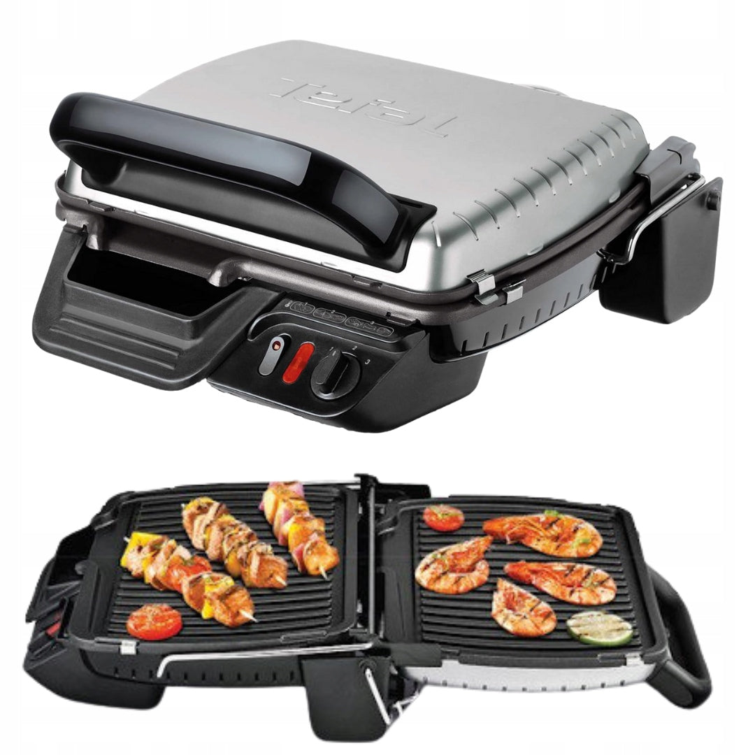 2IN1 GRILL PANINI ELECTRIC TOASTER FOLDING TEFAL GC3050 MEAT VEGETABLES