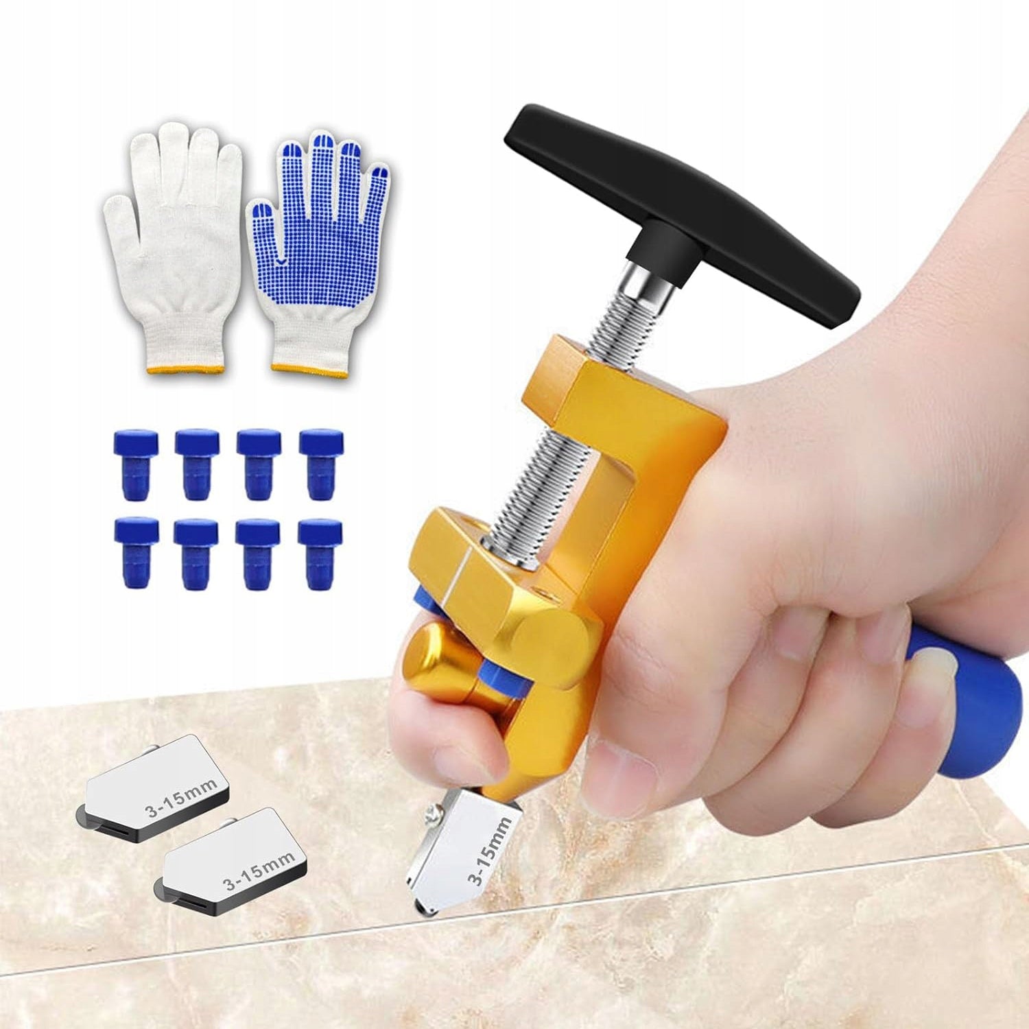 2IN1 KNIFE FOR CUTTING GLASS / TILES,HAND CUTTER WITH BREAKER Brand no brand
