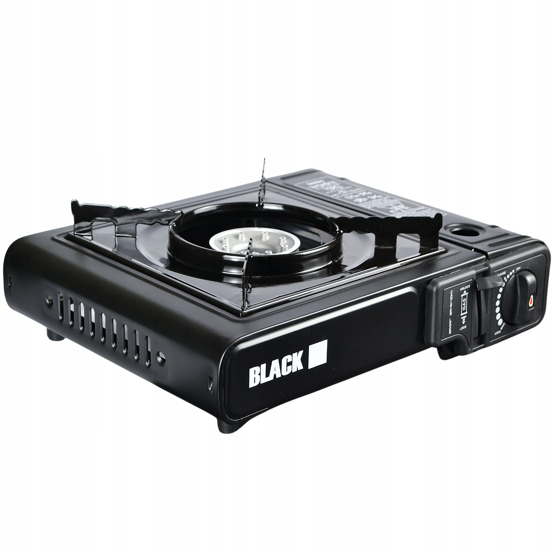 2IN1 PORTABLE FIELD TOURIST GAS COOKER BLACK Brand Black