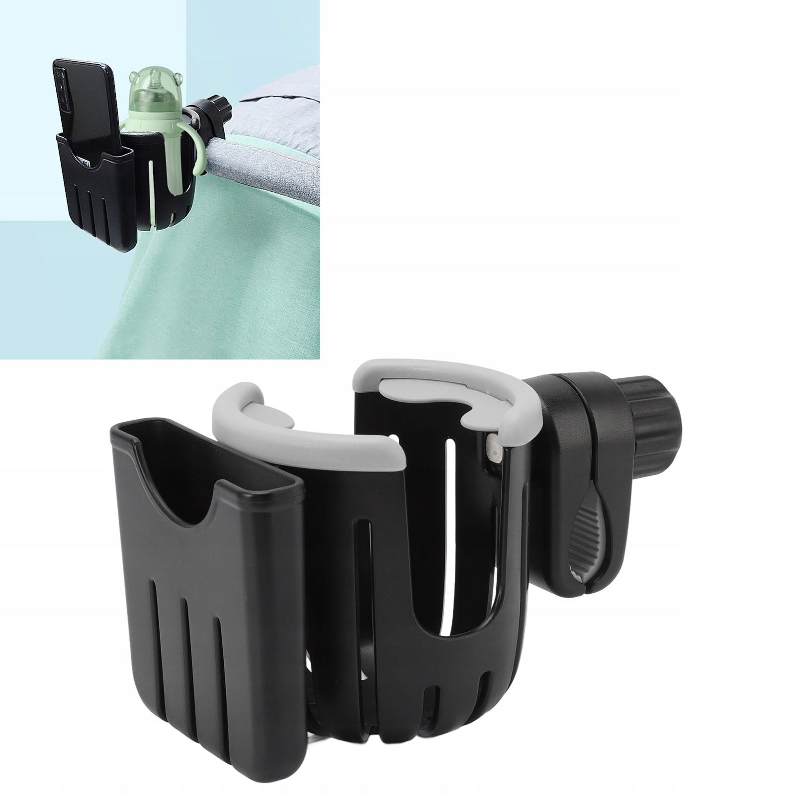 2IN1 STROLLER CUP AND PHONE HOLDER Packaging status original